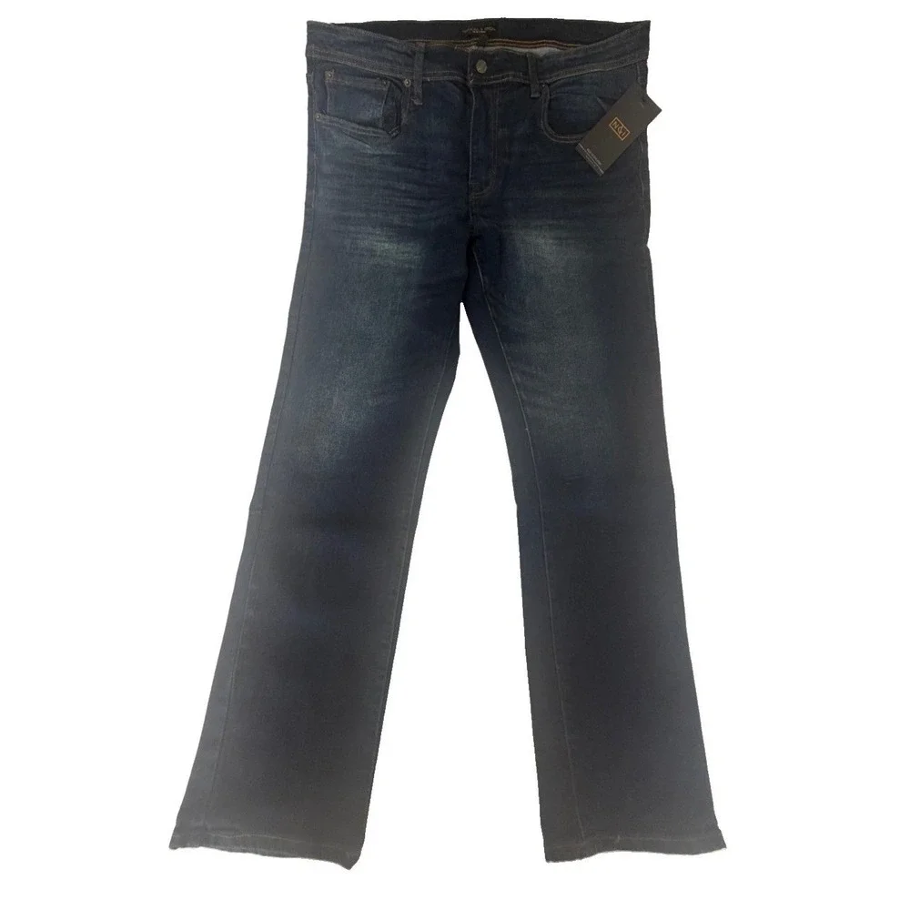 Nickel & Iron Men's Modern Slim Fit Premium Stretch Blue Jean Size 36X30 New